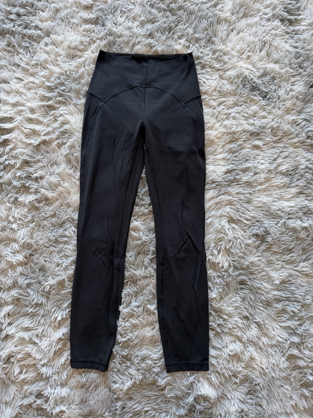 Black High-Waist Align Leggings